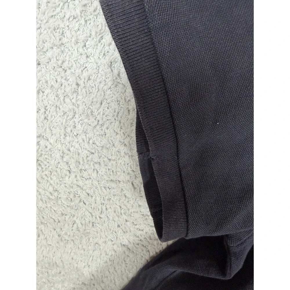 Burberry Brit Black Polo Shirt Mens Short Sleeve Nova Check Trim Cotton Classic